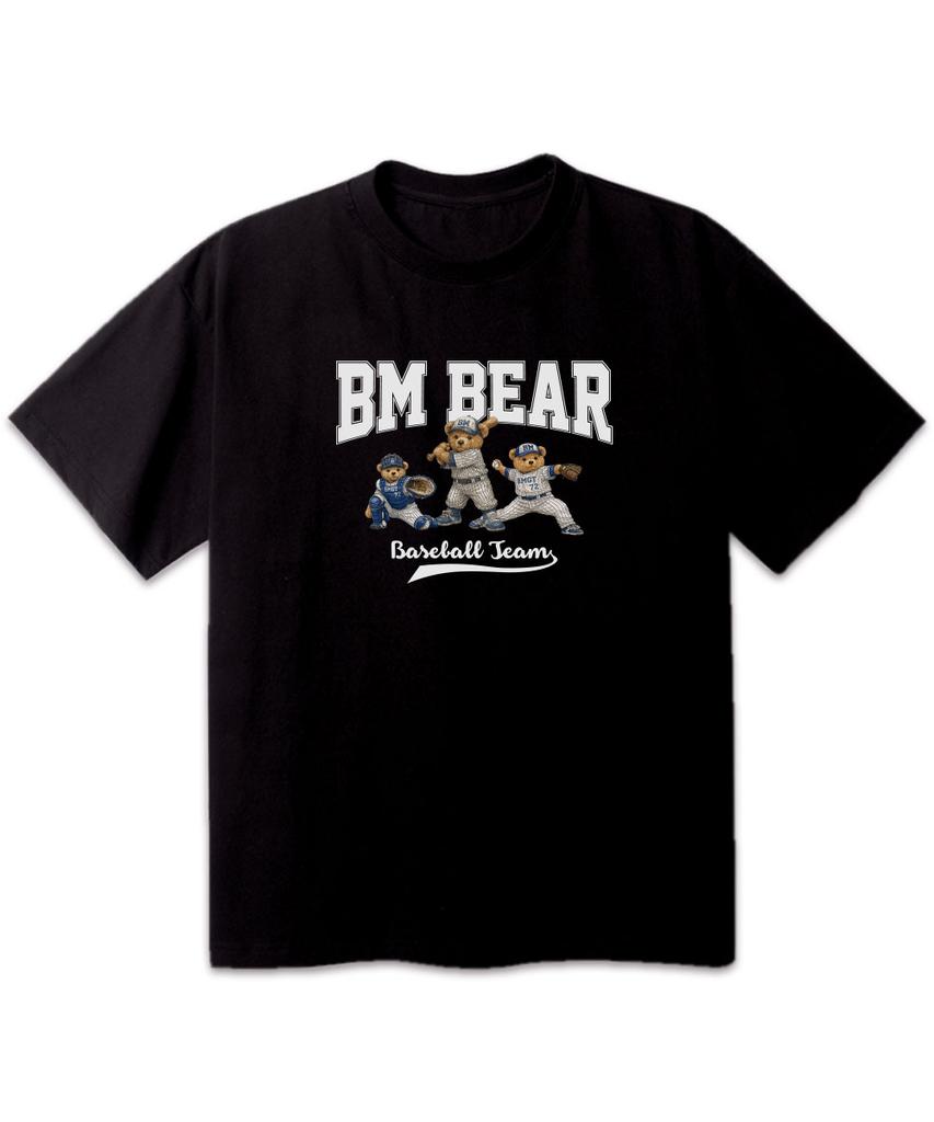 BEMIGHTY Baseball Team Oversized Short Sleeve T-Shirt [White]