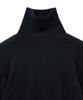 NOIRER Cashmere Cotton Turtleneck (Black)