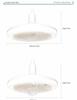 Silent RGB LED Ceiling Fan Light with E27 Base and Magic Ball Design