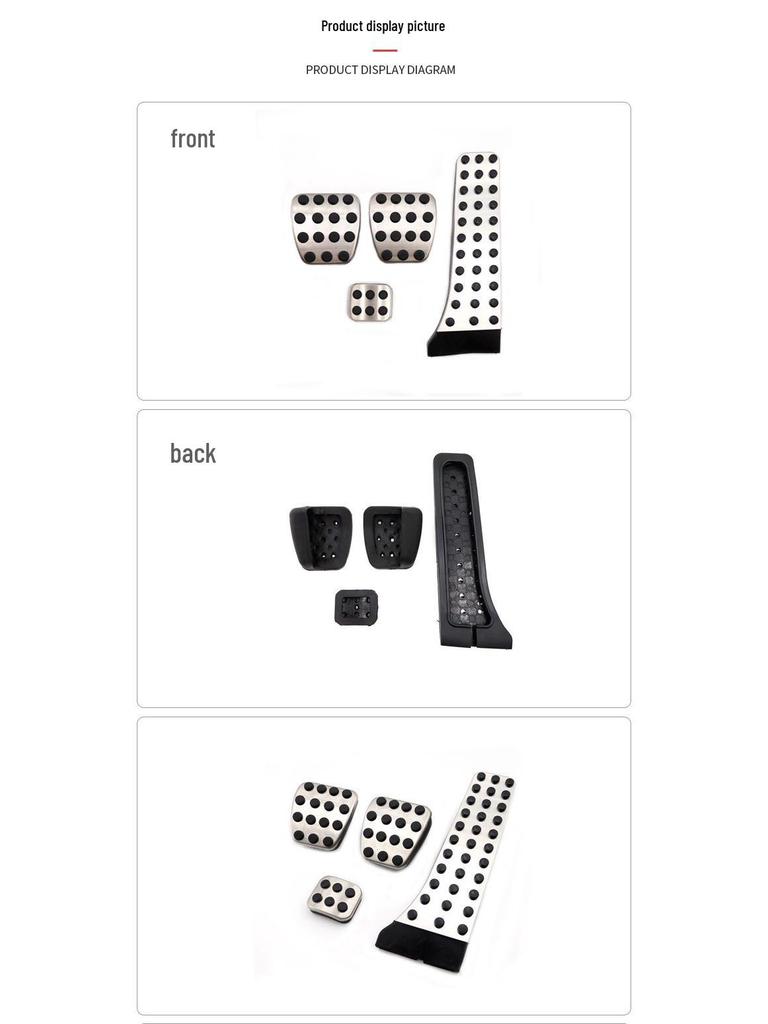 Mercedes-Benz C-Class Non-Slip Accelerator & Brake Pedal Covers