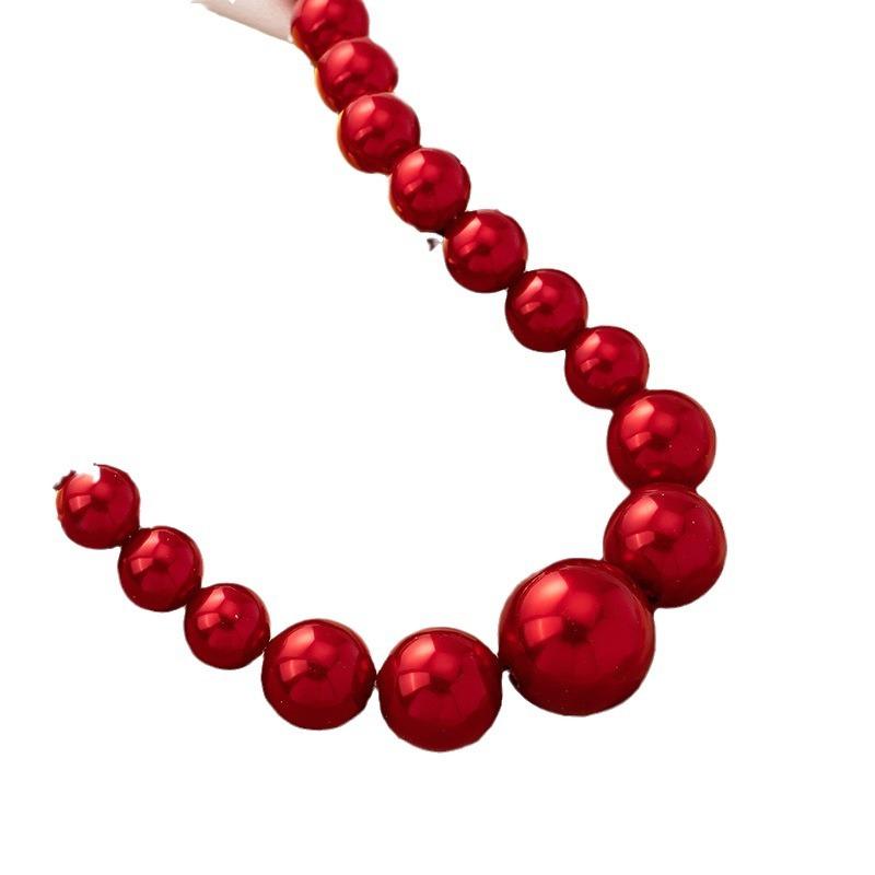 French Retro Court Style Pearl Necklace Female Korean Version Temperament Elegant Commuter Collarbone Chain