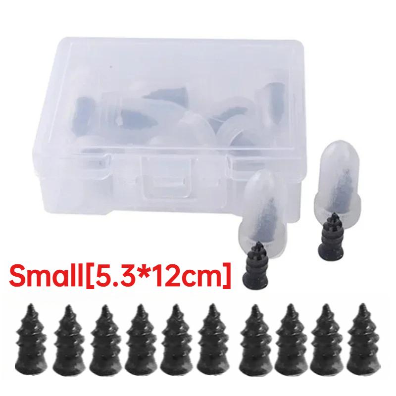 

10/50/100 шт. Вакуумні цвяхи для ремонту шин Гвинти для проколів шин Комплект для мотоциклів Ремонт проколів безкамерних коліс Комплект пластирів Small 2pc