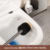Wall-Mounted Toilet Brush with Storage Rack