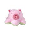 Cute Plush Flip-flying Le Kapibala Dolls Schoolbags Small Pendants Drag Telescopic Cubara Doll Children's Gift