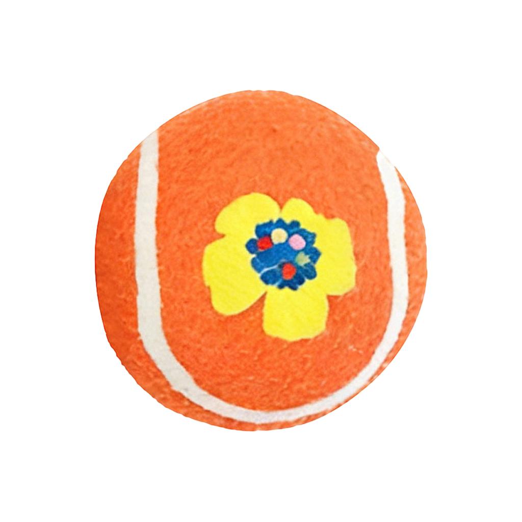 Hundekauspielzeug, Biss- und Knabberfest, Zur Zahnreinigung und zum Abwetzen; Haustier Spielzeug (Tennisball).