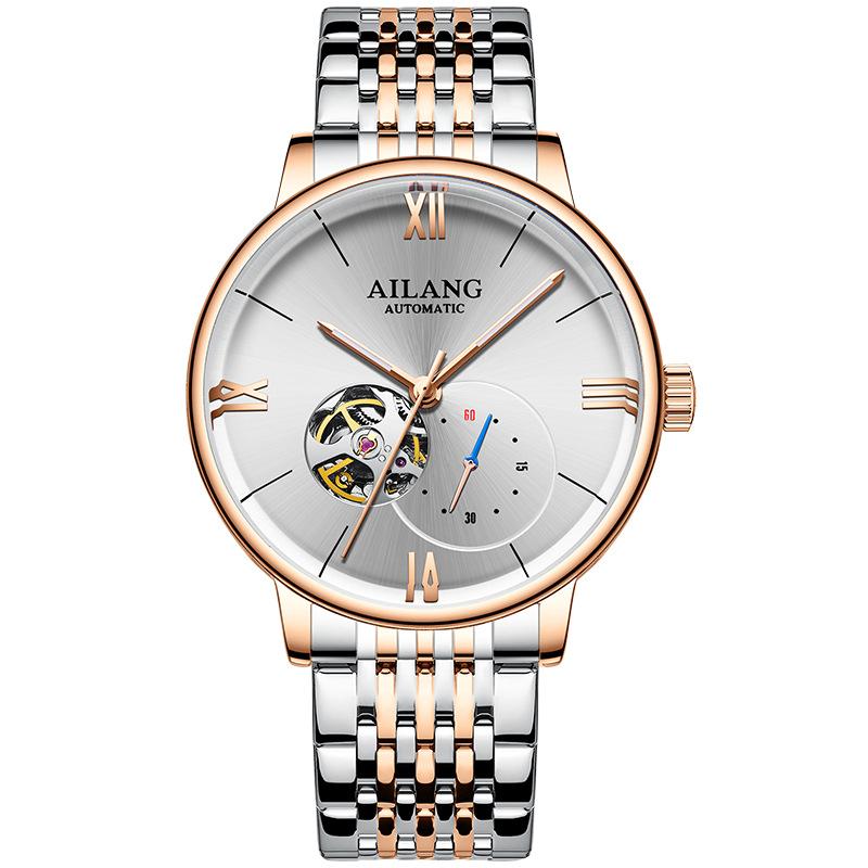 Neue Herrenuhr, vollautomatische mechanische Uhr, echte Schweizer Freizeituhr