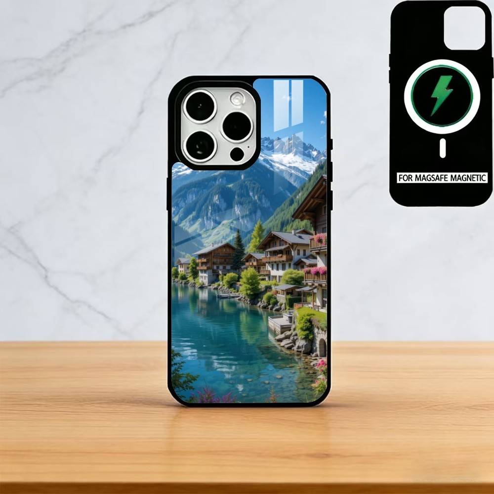 Magnificent Swiss Landscapes Phone Case For iPhone17,16,15,14,13,12,11 Plus,Pro Magnetic For Magsafe Wireless Charging