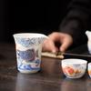 Kung Fu Reise-Teeset im chinesischen Stil aus Keramik, tragbare Meistertasse, Teekanne, Teetassen, Gaiwan, Teeschale für die Teezeremonie, Haushalts-Teegeschirr, neu