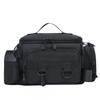 Compact Fishing Tackle Bag Waist Pack Shoulder Backpack Lure Rods Reels Lines Baits Waterproof Oxford Fabric