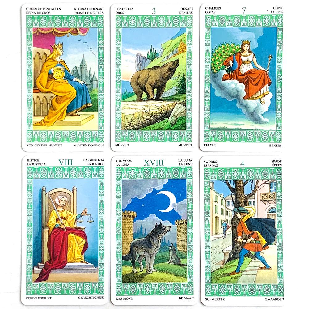 New Tarot Deck English Version Prediction Divination Board Playing Games Party Entertainment Game Cards, New Year Gifts