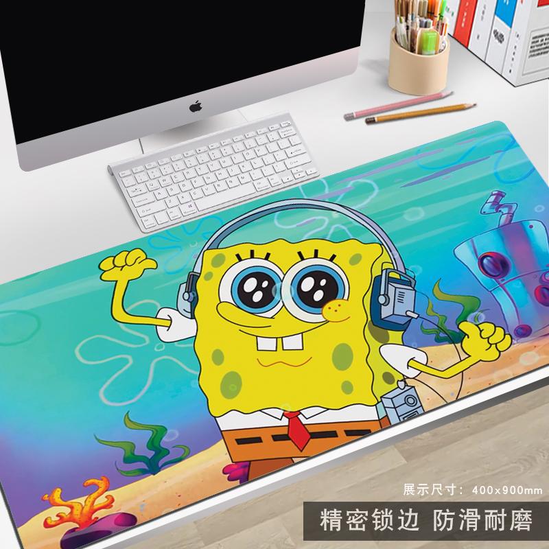 High Definition Large Size SpongeBob SquarePants Patrick Star Printed Mouse Pad Keyboard Table Pad Student Desk Pad Writing Pad