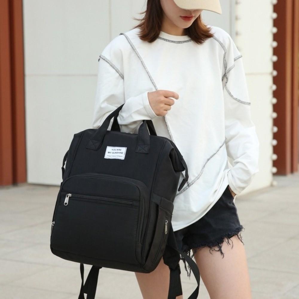 Multi-Functional Nappy Backpack Bag Large Capacity Baby Diaper Backpack Mommy Bag  for Nursing