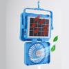 Portable Solar Light with Fan for Night Markets, Camping & Emergency Use