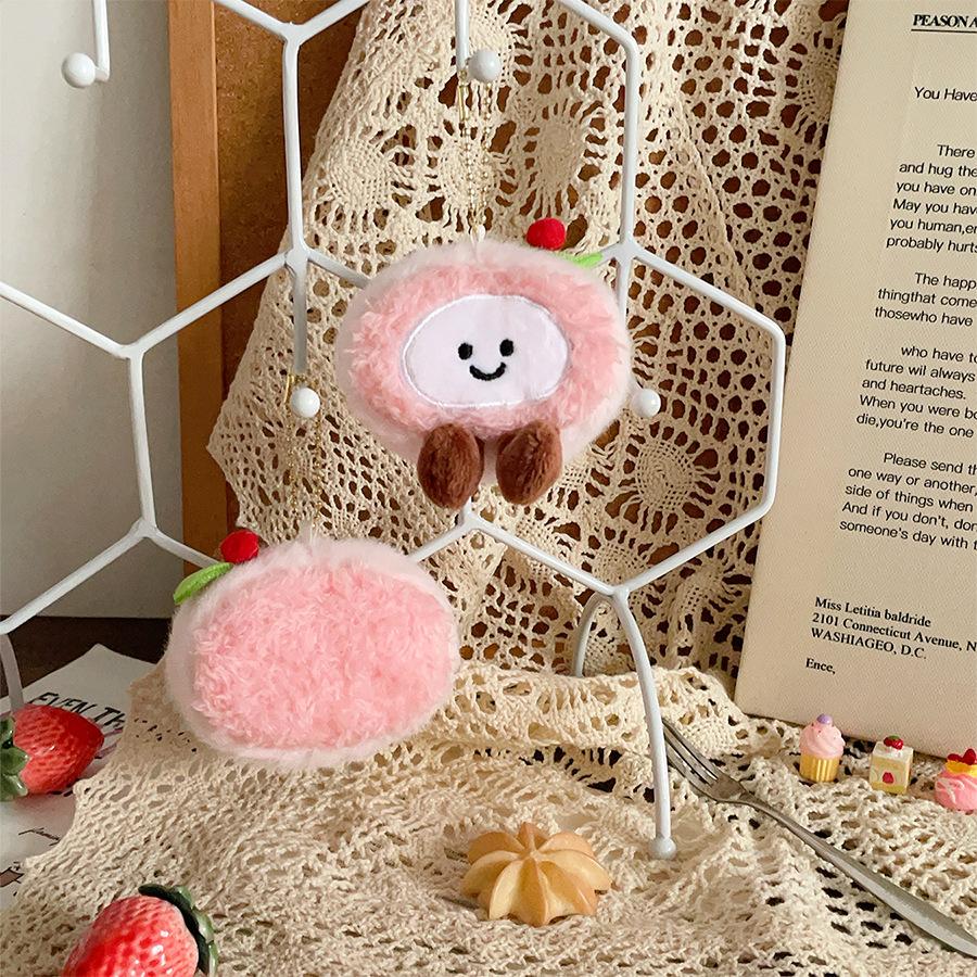 Niedliche Plüschkuchen-Serie Dessert-Puppe Plüschtiere Biskuitrolle Puppe Geburtstagsgeschenktüte Anhänger