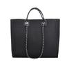 Women's Bag New Fashionable Texture Shoulder Handbag Large Capacity Canvas Chain Tote Bag Tide