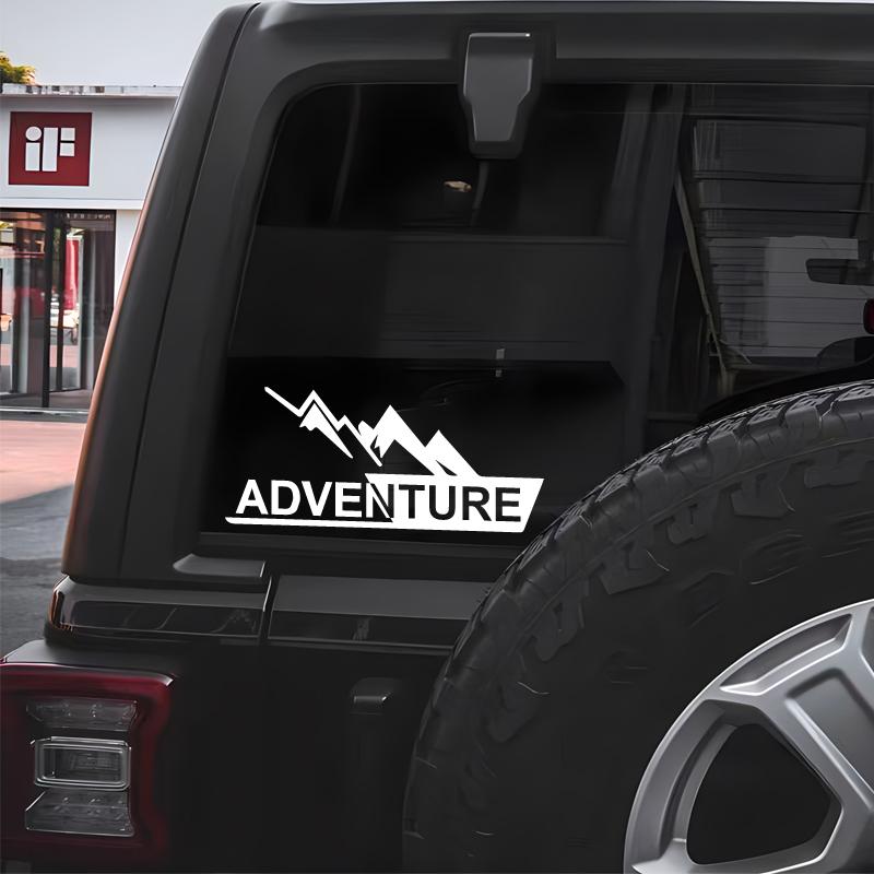 “Adventure”Mountains Stickersfor A Unique And Personalized Lookhigh Quality Sticker For Cars Trucks!