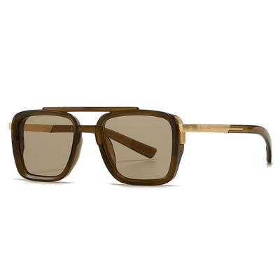 Vintage Pilot Square Sunglasses Women Men Luxury Designer Sun Glasses Punk Outdoor Driving UV400 Protection