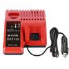 Car Charger for Milwaukee 12V/18V Li-Ion Battery 48-11-2402, 48-11-2440, Cigarette Lighter Plug Quick Charger with LED Indicator