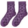 Womens Cotton Socks, 1 Pair Womens Fun Novelty Crew Colorful Patterns Soft Breathable Fashion Casual Socks