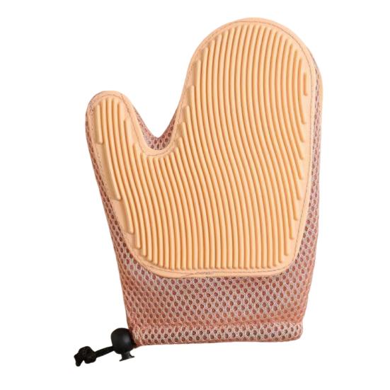 Pet Hair Remover Glove Double-Sided Reusable Hair Removal for Clothing Furniture Carpets Silicone Cat Dog Grooming Mitt for Bathing Massage Shedding