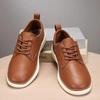 Herren Leder Business Schuhe Schnürschuhe Leichtgewichtige Mode Business Schuhe Bequeme Freizeit-Laufschuhe für Outdoor-Reisen