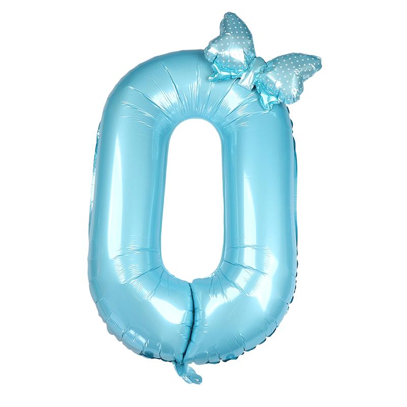 Globos de Cumpleaños con Números 0-9 de 40 Pulgadas Globos Rosas con Lazo de Moño para Cumpleaños de Niñas Princesas Globos para Fiesta de Bodas Globo Gigante con Número