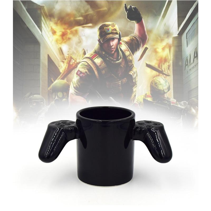 1pc Kreative Spiel Controller Tasse Große Kapazität Keramik Kaffeetasse Becher