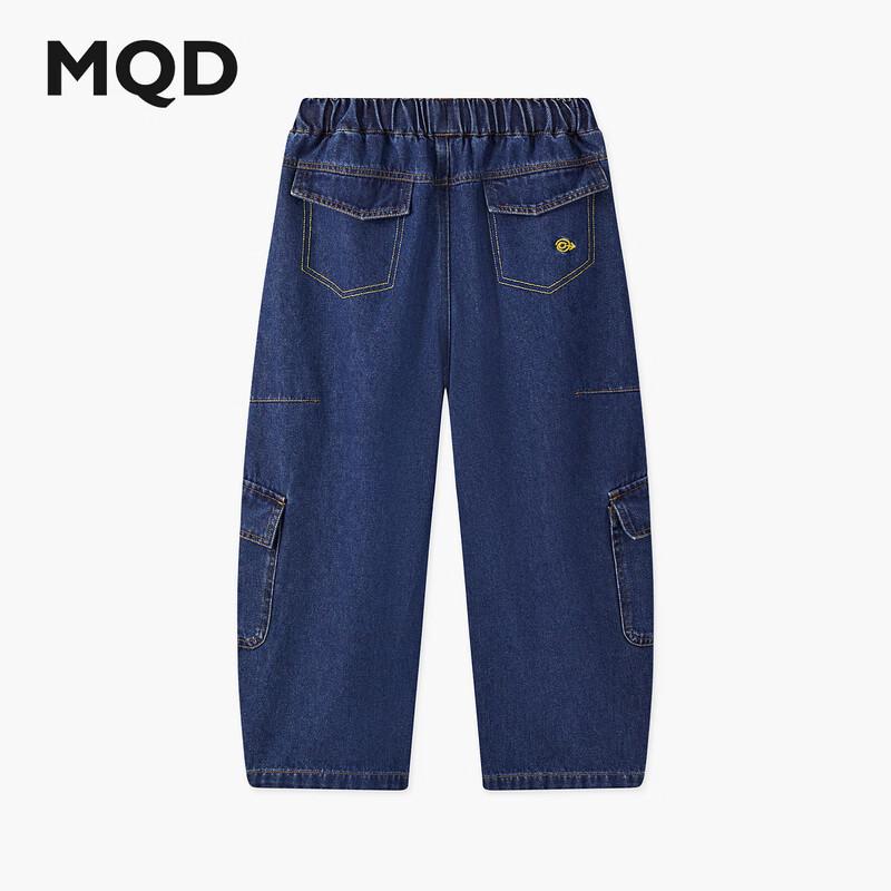 MQD Boys  Loose Cargo Denim Pants 170