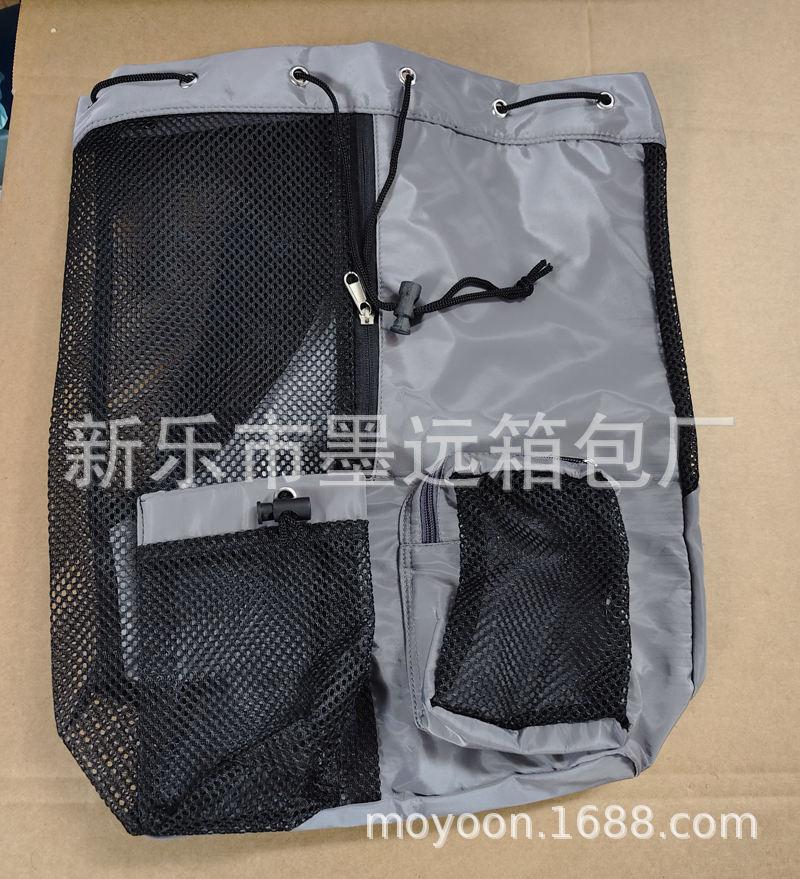 Swimming Bag Mesh Drawstring Backpack Beach Fitness and Exercise Storage Bag