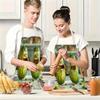 1pc Funny Pickle Cartoon Apron Cute Vegetable Kitchen Cooking Baking Linen Apron For Adults Kids Gift Baking Lovers Funny Gift