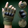 Tactical Protective Gloves, Padded, Knuckle Protection, Fingerless
