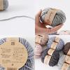 Knitworm Wool Yarn, 10 Balls, Chatty Melange, Extra Thick, 25g (Approx. 34m), 60% Acrylic, 40% Wool, Desert