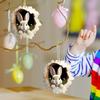 Easters Rabbit Decors Colorful Handmade Easters Ornament Acrylic Texture Suitable for Storefronts and Party Enthusiasts