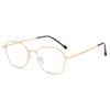 New classical personalized square full frame glasses frame high texture metal tide myopia glasses frame HC