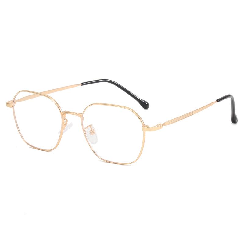 New classical personalized square full frame glasses frame high texture metal tide myopia glasses frame HC