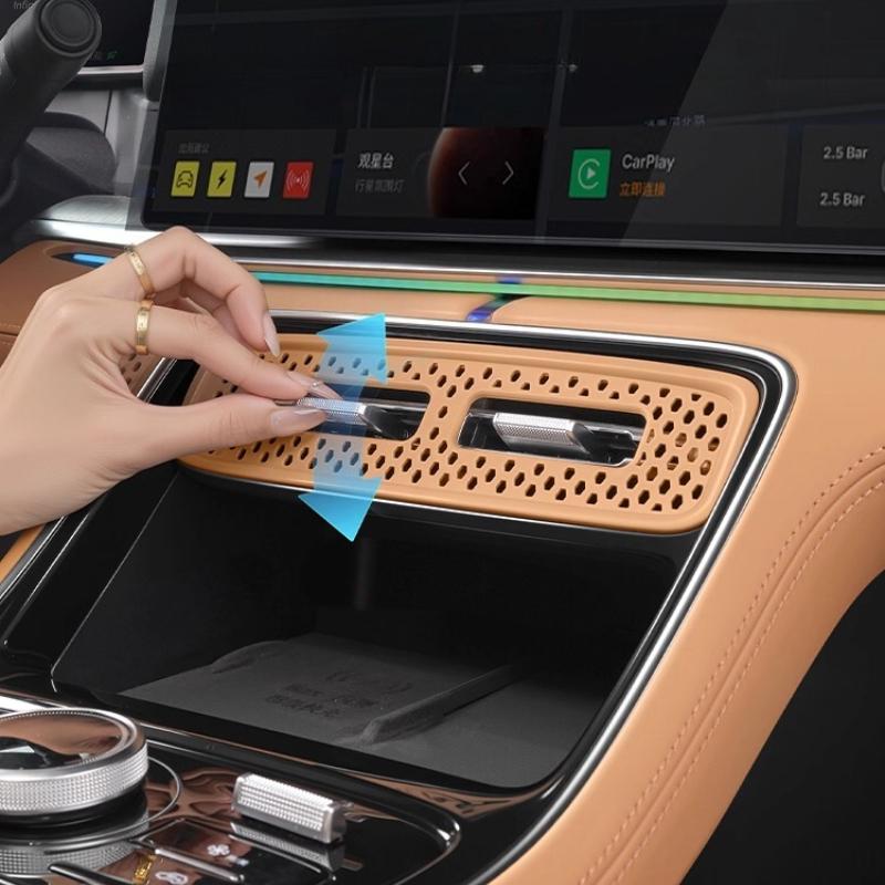 For Geely Galaxy A7 Central Control Trend Protective Cover Air Conditioner Blocking Protective Cover, Car Decoration Accessories