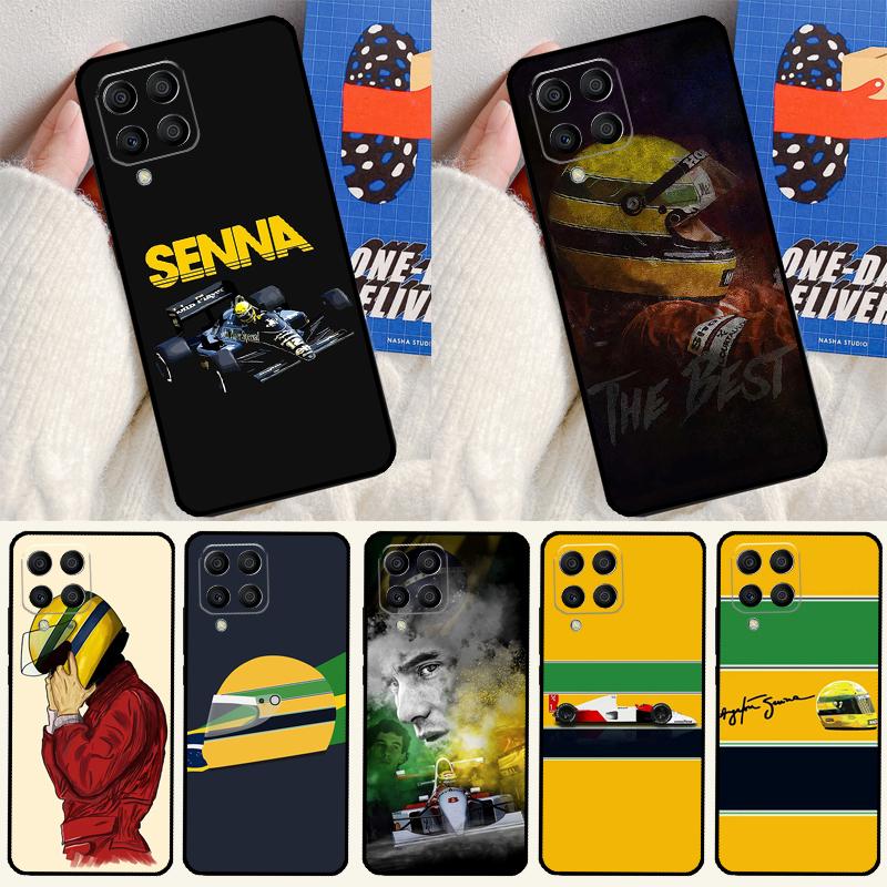 Ayrton Senna F1 For Samsung Galaxy M31 M51 M33 M13 M23 M53 M15 M55 M14 M34 M54 M20 M30s M32 M52 Phone Case