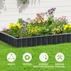 645L Metal Raised Garden Bed, DIY Large Steel Planter Box, No Bottom w/ A Pairs of Glove for Backyard, Patio to Grow Vegetables, Herbs, and Flowers