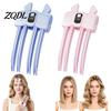 Pinza Riscaldante per Sollevare le Radici dei Capelli, Display LCD, Inalámbrica, Compatta, Styling Volumizzante, 2 Temperature Regolabili, Elettrica per Frangia, Lisci