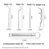Stainless Steel Toothpick Set: Portable Teeth Cleaning Tool and Tooth Gap Cleaner