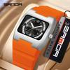 SANDA 3280 Fashion Men's Quartz Watch Creative Wristwatch Simple Waterproof Casual Watches for Man reloj hombre -2