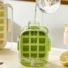 Press Type Cooling Cup Water Bottle Easy Release Ice Make Bottle Ice Cube Mold  Summer