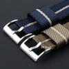 20mm 22mm Nylonowy Pasek do Zegarka Premium Gładki Miękki Nylon Sportowe Paski Zamienne Szybkozłącze Uniwersalna Płócienna Bransoleta Pasek do Zegarka