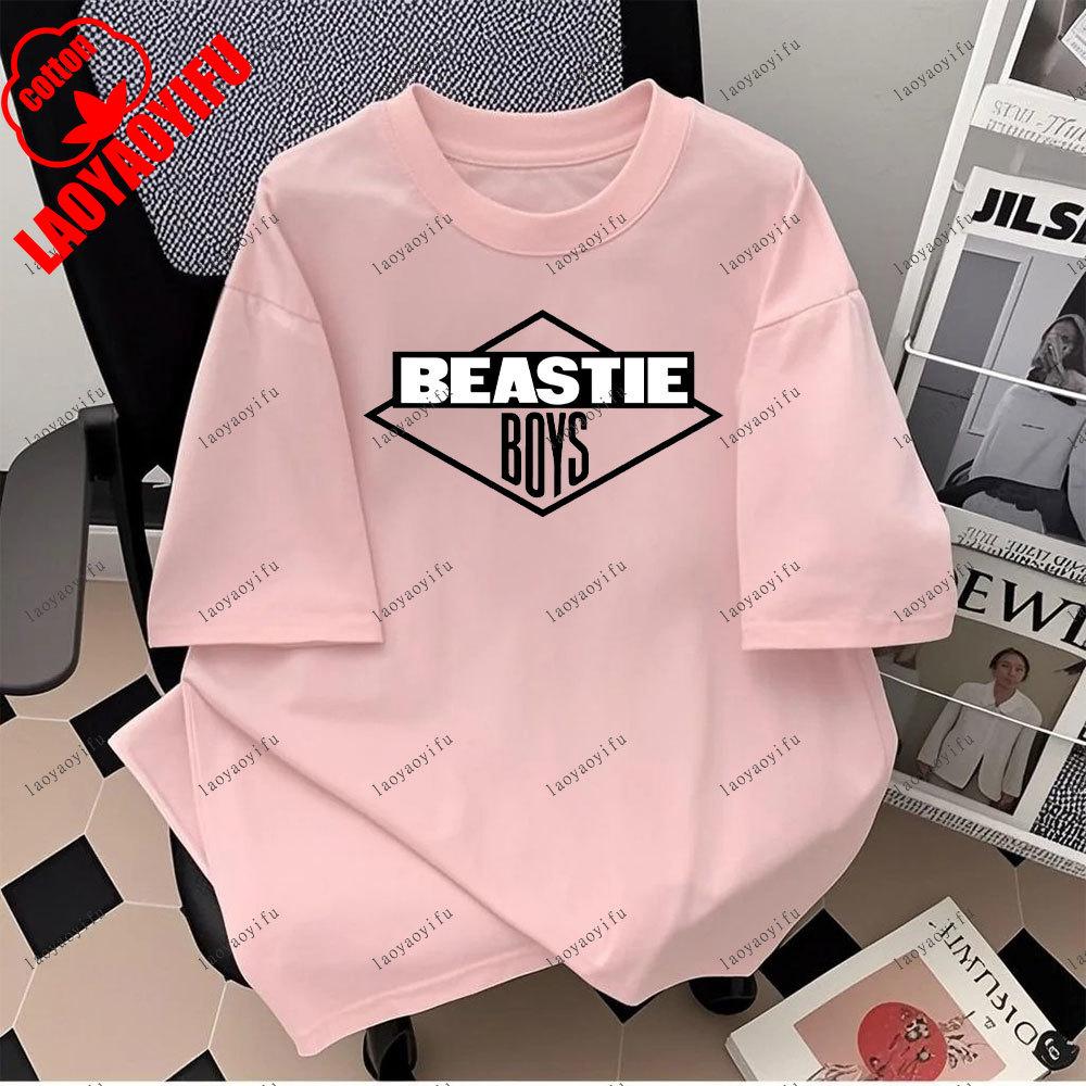 Beastie Boys Cool Tshirt ONeck Short Sleeves Hip Hop Music T Shirt Hipster Tops Tees Harajuku Camisetas 2025 Fashion Unisex Tops