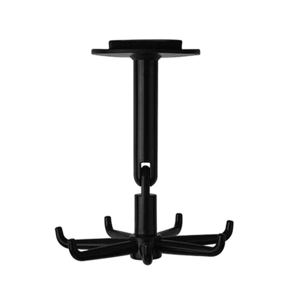 

Крючок с 7 ответвлениями Кухонная вешалка Стойка-органайзер Подвешивание сумок Без сверления Многофункциональный для дома Ванной комнаты Двери чёрный