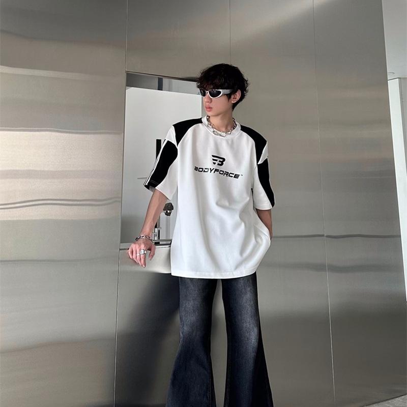 Men's T-shirt Tops Printed  Top Summer Casual Short Sleev