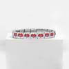Stylish Heart Letter Bracelet Modular Elements In Stainless Steel Designed For Fashion Enthusiasts And DIY Lovers