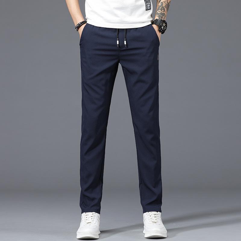 Loose Quick-drying Breathable Trousers Ice Silk Breathable Sweatpants Summer Thin Comfortable Men's Casual Pants Men