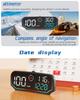 Head Up Display, Universal Head Up Display GPS Speedometer with 5 Inch LED Display Speed Compass