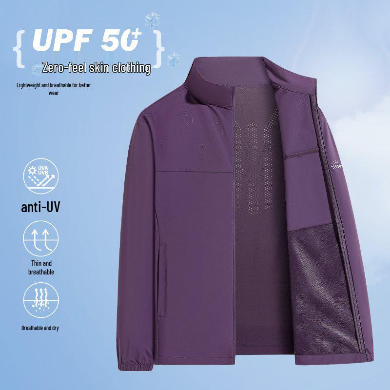 2026 Outdoor UV Protection Lightweight Stand Collar Skin Jacket for Men and Women